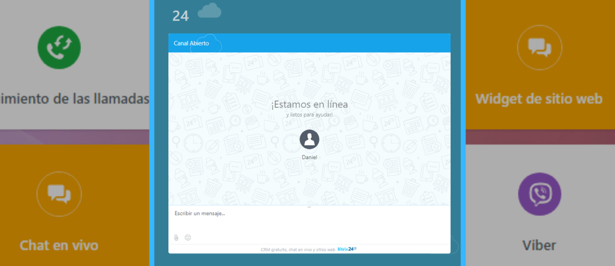 Chat en vivo de Bitrix24