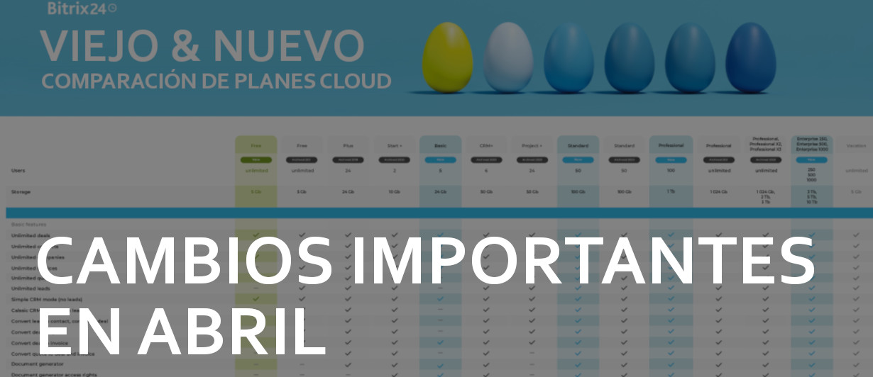 Cambios importantes a partir del 3 de abril de 2023
